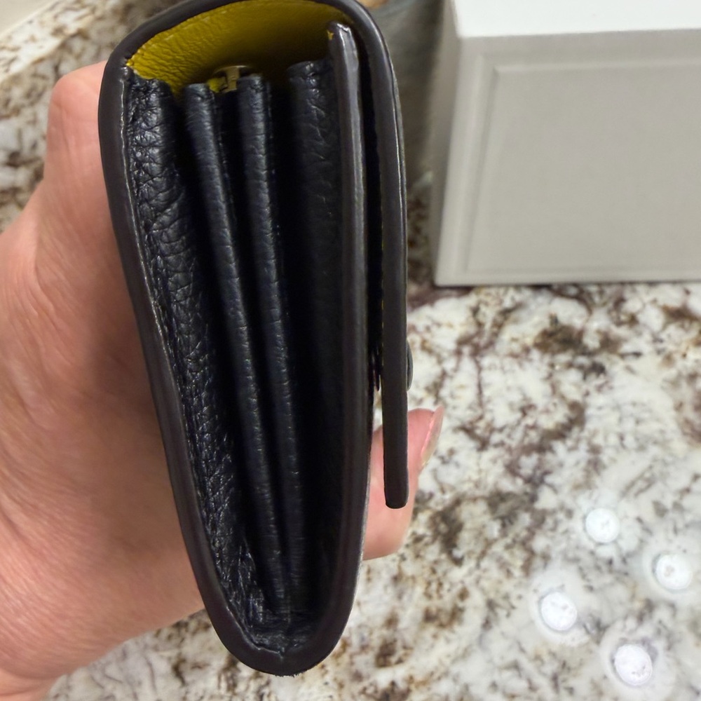 Pristine Celine Large Flap Multifunction Wallet- … - image 2